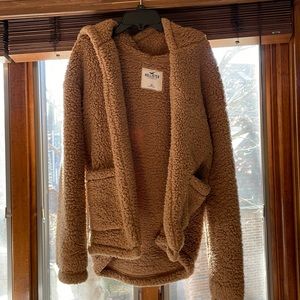 Fuzzy Hollister Jacket